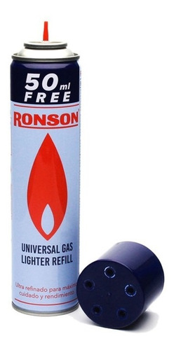 Recarga Encendedor Gas Butano Ronson 300ml