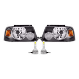 Juego Optica Delantera Ford Ranger 2004 2005 2006 + Cree Led