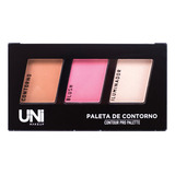 Paleta De Contorno Contourpropalette + Blush+ Iluminador 