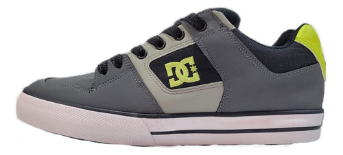 Zapatillas Dc Shoes Pure Black/grey/green (xksg) - Big Buey-