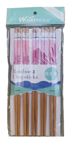 Palillos Chinos De Bambú. Paquete De 10 Pares X $350