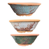 Vasos Cuia Ceramica Para Suculenta Rosa Do Deserto Bonsai