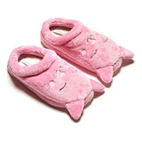 Pantufla Invierno Con Talón De Peluche Gato - Promesse 30006