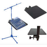 Clamp/bandeja/mesa P/pedestal/suporte De Microfone 16x15 Cm