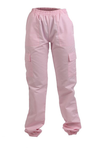 Pantalón Tipo Kargo Quirúrgica Uniformé Medico Corte Dama 