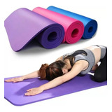Colchoneta Mat Yoga Espesor 10mm Pilates Alfombra Ejercicio