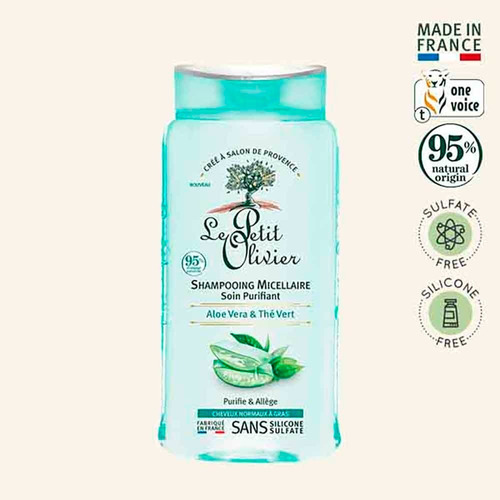 Shampoo Cabello Mixto Graso Aloe Le Petit Olivier. Agronewen