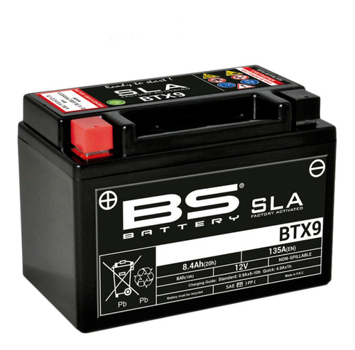 Batería Moto Bs Battery Btx9 Duke Ns 200 Agm