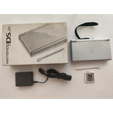 Nintendo Ds Lite Plata Silver + Cartucho R4 + Cargador