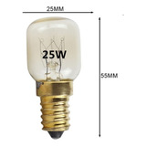 Ampolleta Horno Alta Temperatura 300° 25w E14 50x25mm