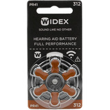 Widex Caja De 60 Pilas Para Auxiliares Auditivos 1,4 V. T312