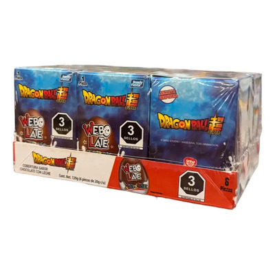 Huevo De Chocolate Sorpresa Webo Late Dragon Super 6pz | MercadoLibre