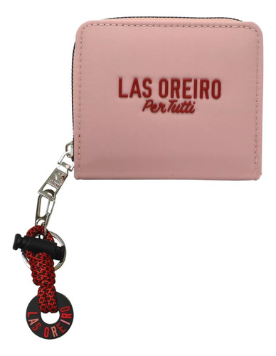 Billeteras Mujer Las Oreiro Monedero Nylon Llavero 21518