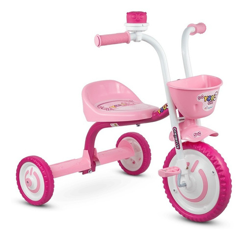 Triciclo Motoca 3 Rodas Meninas Infantil You 3 Girl Nathor