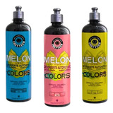 Shampoo Melon Colors Automotivo 1:150 500ml Easytech Kit 3un
