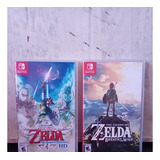 Lote De 2 Cajas De Zelda Switch 