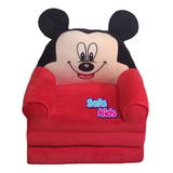 Silla Cojín Almohada Regalo Plegable Niños Bebes Peluche Mic