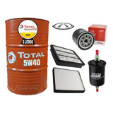 Cambio De Aceite Total 5w40 5l + Kit Filtros Chery Tiggo 2.0