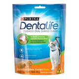 Snack Purina Para Gatos Dentalife Cuidado Bucal 