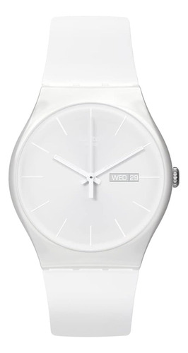 Reloj Swatch  So29w704-s14  New Gent Biosourced White Rebel