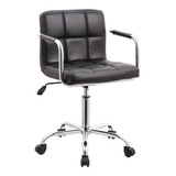 Moderna Silla De Escritorio Home Office, Secretarial Negro