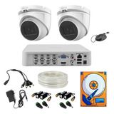 Kit Cctv 8ch 2 1080 Domo Audio Metal 50mts Utp / 500gb