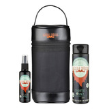 Kit Para Barba Necessaire, Óleo, Shampoo 3x1 - Barba Rubra