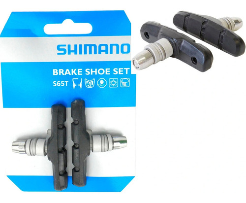 Patin Freno V-brake Bicicleta Shimano S65t Mtb Ruta X Par