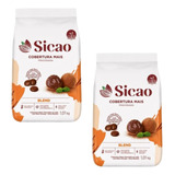 Kchocolate Sicao Cobertura Fracionada Blend 1,01kg C/ 2 Unid