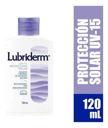 Crema Lubriderm Uv X 120 Fps 15 - mL a $157