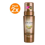 Jergens Mousse Autobronceante Instantaneo Oscuro 177ml Pack2