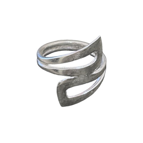 Anillo Moderno Diseño Plata 925