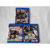 3 Juegos De God Eater,resurrection,rage Burst,2 De Ps Vita.