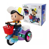 Brinquedo Infantil Triciclo C/ Luz Som Gira 360ºdia Crianças Personagem Brinquedo Menino