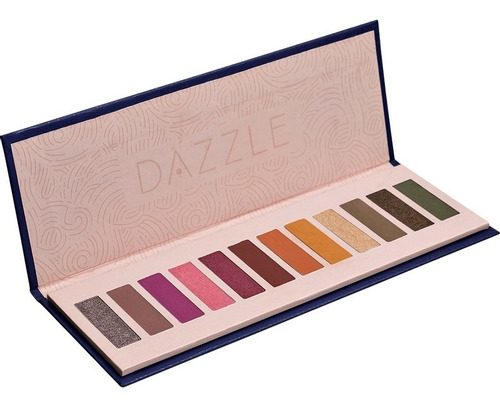 Paleta De Sombras Dazzle 18g 12 Cores Top 1 Hinode