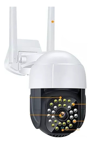 Camara Ip De Seguridad Vigilancia Exterior 1080 Domo 360 Ptz