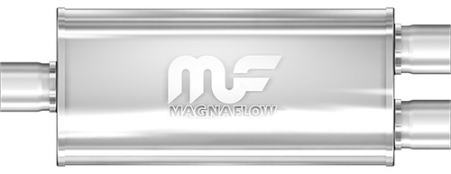 Magnaflow 12158 Silenciador Deportivo 5 X 8 Oval Dual 2.5 