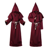 Traje De Halloween Monge Medieval Robe Roupas De Monge