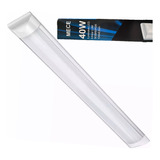 3 Lampada Led Tubular Sobrepor Slim Linear 120cm 6500k 40w