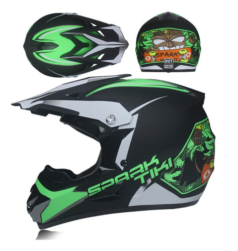 Casco De Moto Al Aire Libre Profesional Robusto Juego De 4