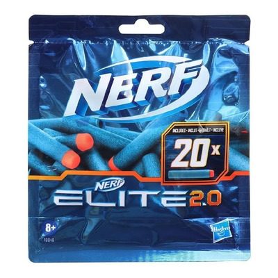 Refil De 20 Dardos Nerf Elite 2.0 Para Lançadores Hasbro | MercadoLivre