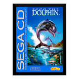 Quadro Decorativo A4 25x33 Ecco The Dolphin Sega Cd Tectoy