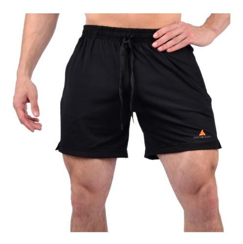 Short De Lycra Negro Con Bolsillos Adulto-6 Cuo