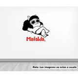 Vinil Sticker Pared 90cm Mafalda Tomando El Sol 33