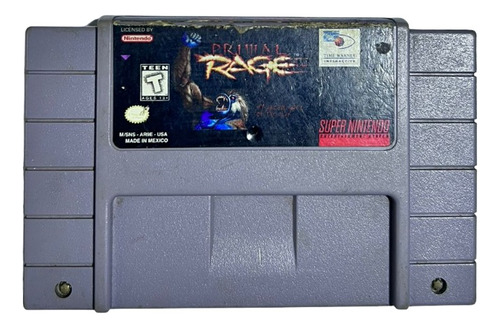 Primal Rage Super Nintendo Original 