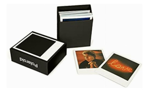 Polaroid 6116 Caja De Almacenamiento De Fotos, Color Negro