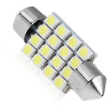 Led Torpedo 36 Mm 16 Smd Luz Placa Xenon Kit C/10 Atacado