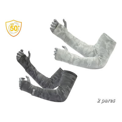 2 Pares De Mangas Protectoras Sol, Mangas Deportivas | MercadoLibre