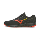 Tênis Mizuno Jet 5 Color Preto/vermelho - Adulto 42 Br