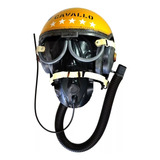 Capacete Piloto Cavalo Decorativo Sala Escritorio 21cm B5104